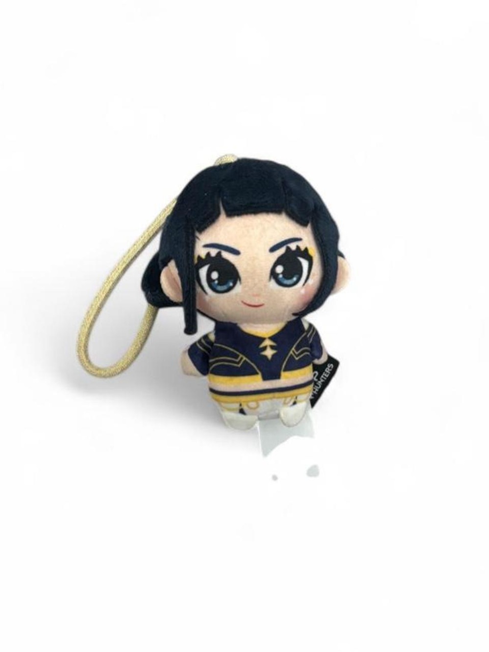 ✨K-Pop Demon Hunters Zoey plush keychain with yellow and black stripes✨